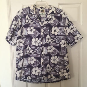Button Down Hawaiian Shirt